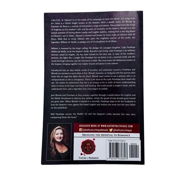 Serpent by Kathryn Le Veque (Sons of De Wolfe) (2014, Paperback) - Picture 2 of 5